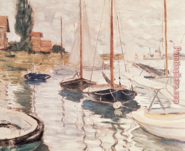 Claude Monet Sailboats on the Seine